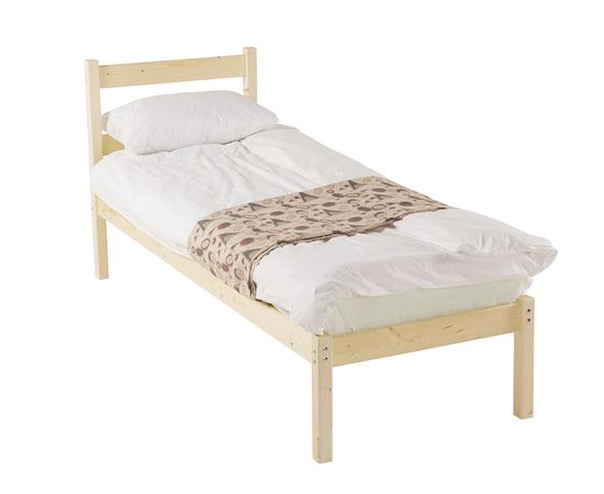 Односпальная кровать из массива Троя-1 (Т1), КОД:GM3463, images №8, magsale.ru