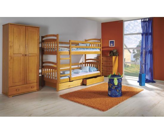 Двухъярусная кровать из массива сосны Стелла, КОД:VMK274, images №2, magsale.ru Двухъярусная кровать из массива сосны Стелла, КОД:VMK274, images №2, magsale.ru