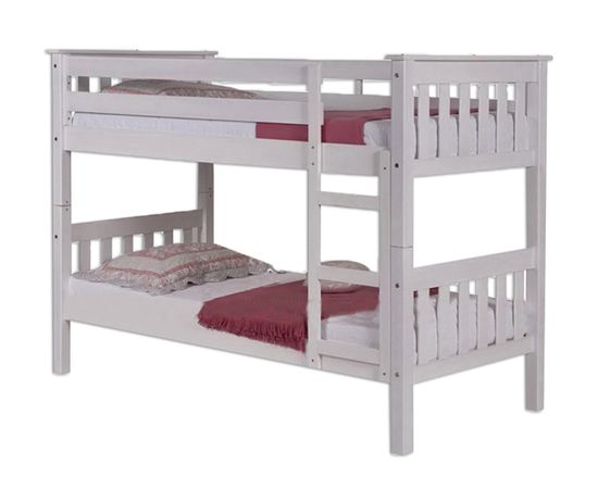 Двухъярусная кровать из массива сосны Барселона-1, КОД:VMK278, images №2, magsale.ru