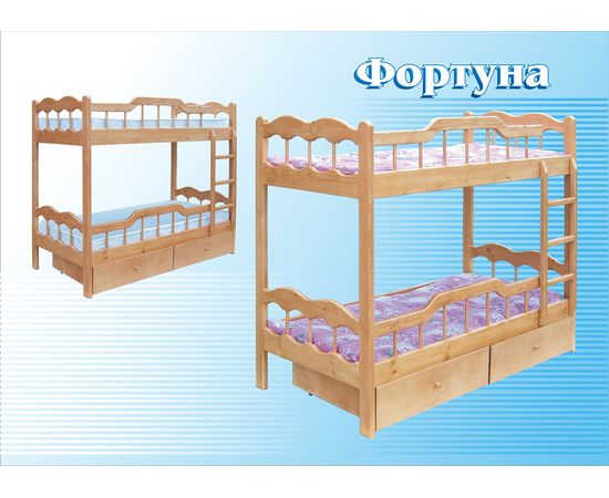 Двухъярусная кровать из массива дерева Фортуна, КОД:VMK312, images №2, magsale.ru Двухъярусная кровать из массива дерева Фортуна, КОД:VMK312, images №2, magsale.ru