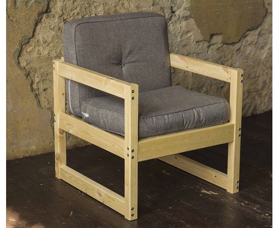 Кресло из массива сосны Фред, КОД:GM3491, images №2, magsale.ru