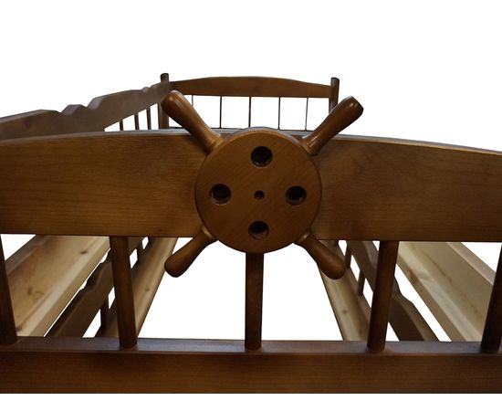 Детская раздвижная кровать из массива Крузенштерн, КОД:VMK191, images №3, magsale.ru