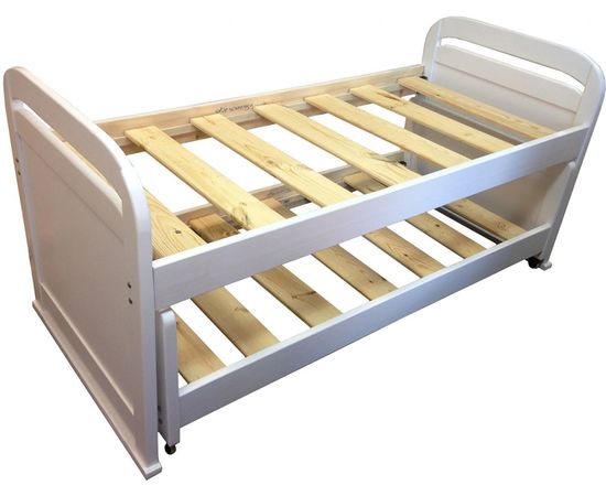 Двухъярусная раздвижная кровать из сосны Мурзилка, КОД:VMK327, images №5, magsale.ru