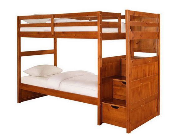 Двухъярусная кровать из сосны Тандем-2 с ящиками, КОД:VMK250, images №3, magsale.ru