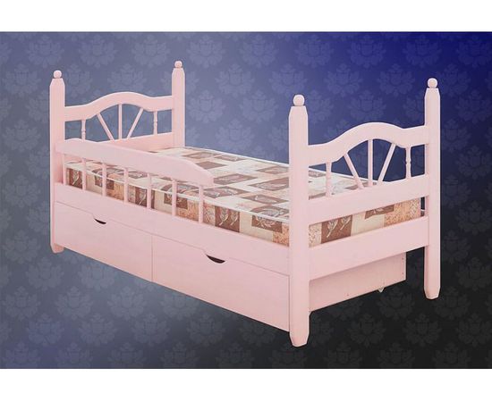 Детская кровать из дерева с ящиками Луч-1, КОД:VMK331, images №5, magsale.ru