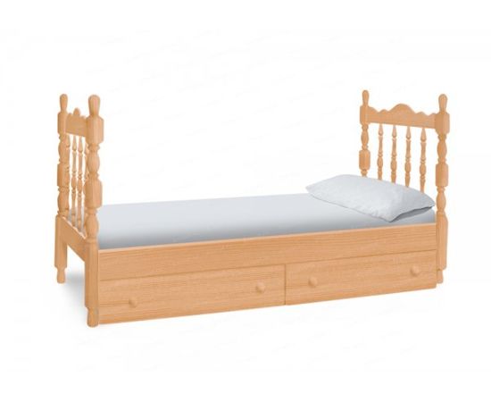 Кровать из сосны с ящиками Шрек, КОД:VMK197, images №2, magsale.ru