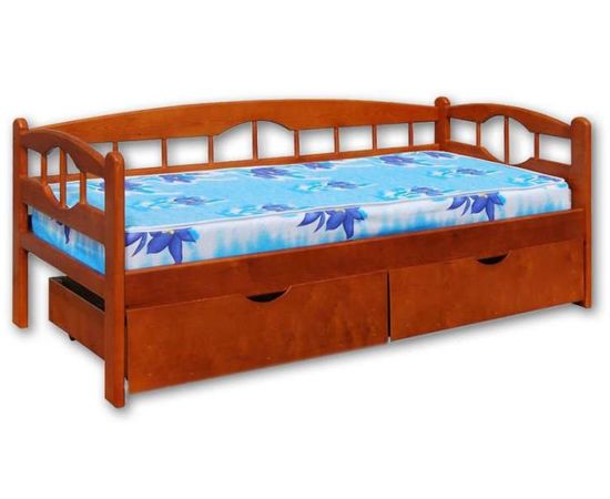 Кровать-тахта с ящиками из сосны Золушка, КОД:VMK237, images №1, magsale.ru
