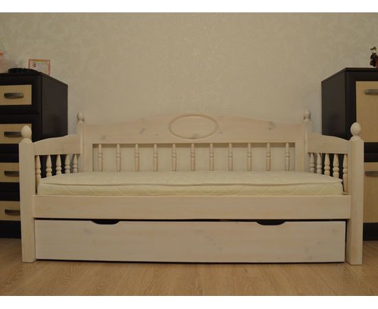 Кровать-тахта из сосны Уют-2 с ящиками, КОД:VMK203, images №2, magsale.ru