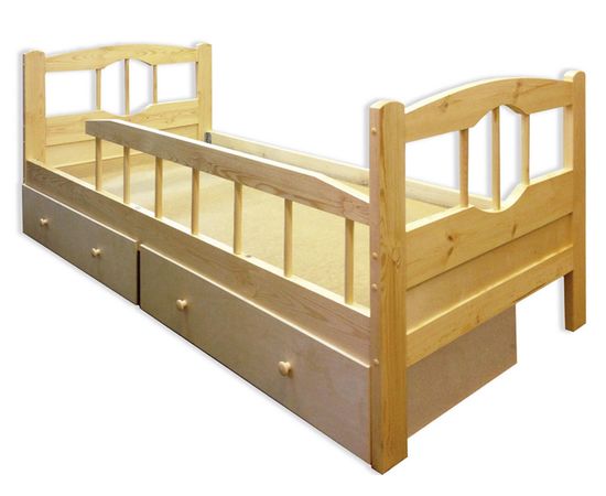 Кровать из сосны с ящиками Ника, КОД:VMK248, images №3, magsale.ru