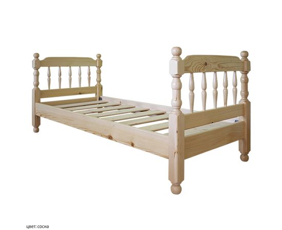 Кровать с ящиками из сосны Смайл, КОД:VMK200, images №2, magsale.ru