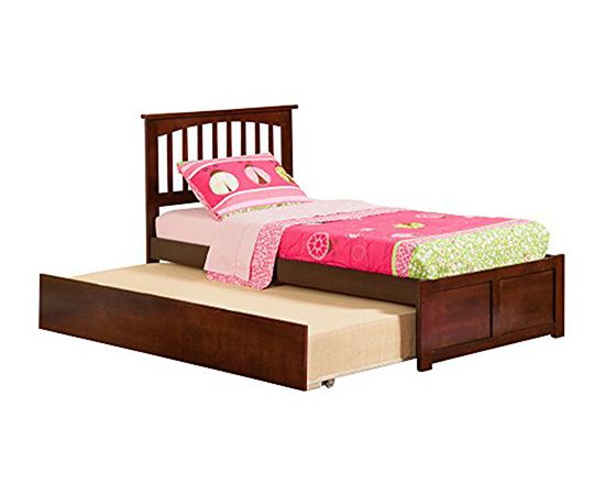 Детская кровать из сосны с выкатным местом Анна-3, КОД:VMK351, images №2, magsale.ru