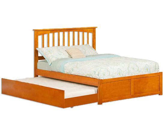 Детская кровать из сосны с выкатным местом Анна-3, КОД:VMK351, images №3, magsale.ru