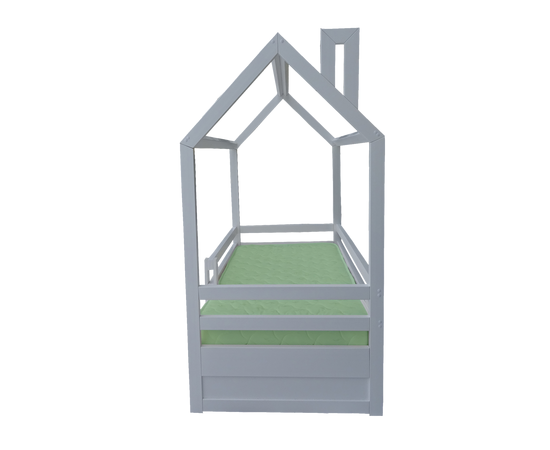 Кровать из массива сосны Домик №1 с ящиками, КОД:VMK326, images №3, magsale.ru