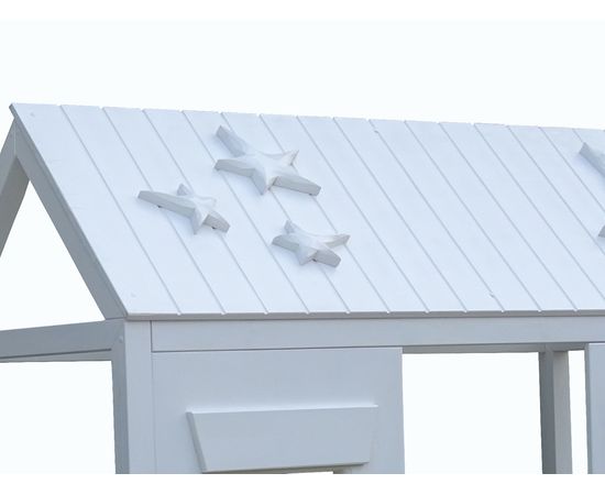 Детская кровать из сосны Домик №2 с окнами, КОД:VMK306, images №2, magsale.ru