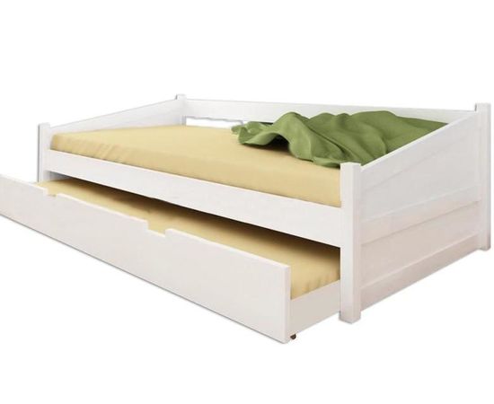 Детская кровать из сосны с выкатным местом Кира, КОД:VMK405, images №2, magsale.ru