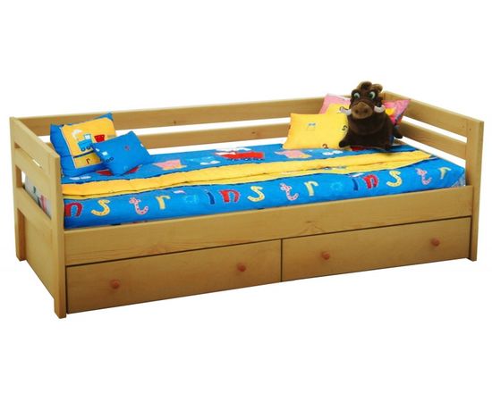 Детская кровать с ящиками из массива дерева Саша, КОД:VMK369, images №2, magsale.ru