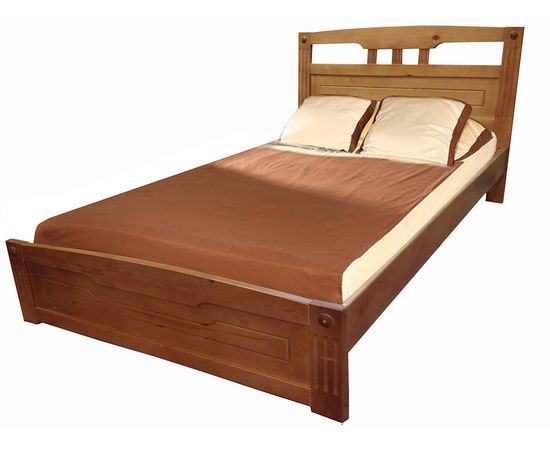 Кровать из массива дерева Флирт-2 с ящиками, КОД:VMK158, images №2, magsale.ru