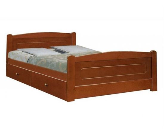 Кровать из массива с ящиками Березка, КОД:VMK214, images №1, magsale.ru