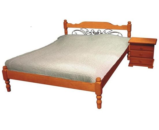 Кровать из массива сосны Витязь, КОД:VMK448, images №1, magsale.ru