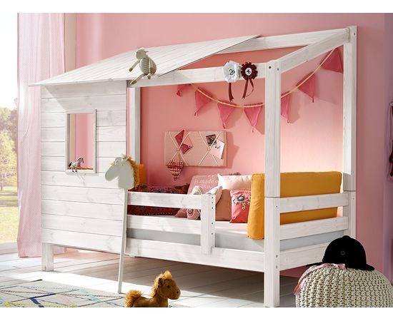 Детская кровать домик из массива Дэнни, КОД:VTS3158, images №1, magsale.ru