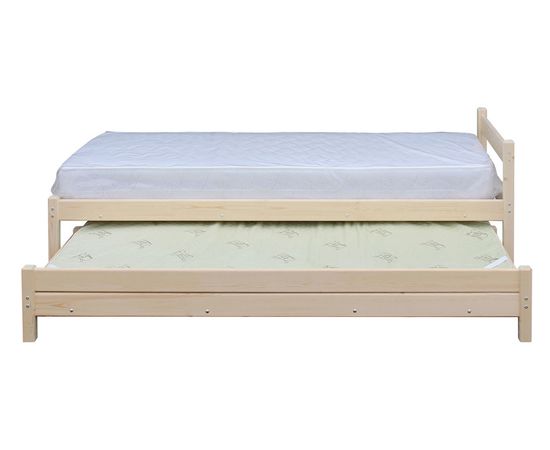 Кровать-тахта с выдвижной кроватью из сосны Цезарь-2 (2 в 1), КОД:GM3466, images №2, magsale.ru