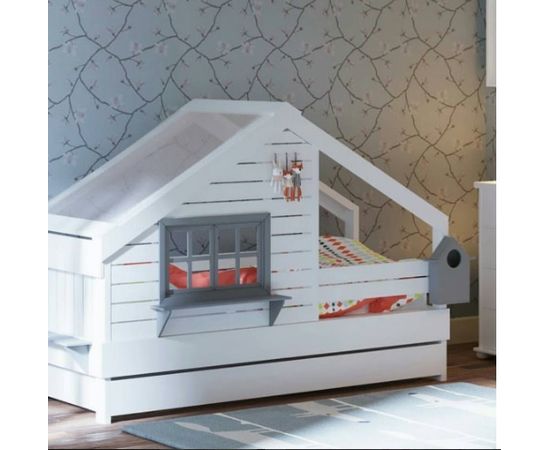 Детская кровать домик из массива сосны №59 Лайк, КОД:VTS3171, images №2, magsale.ru