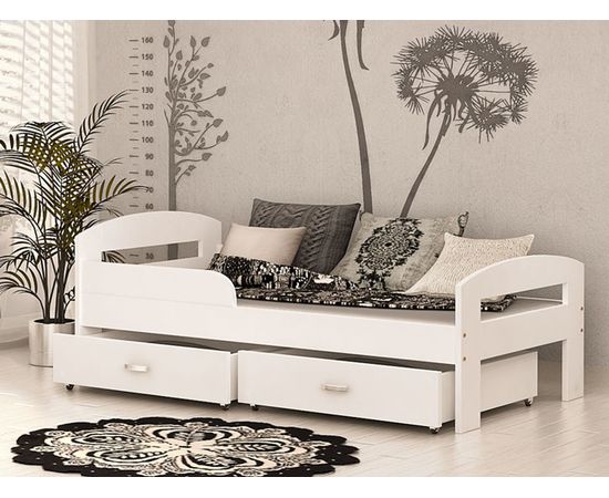 Детская кровать из массива сосны Сона, КОД:VTS3141, images №4, magsale.ru