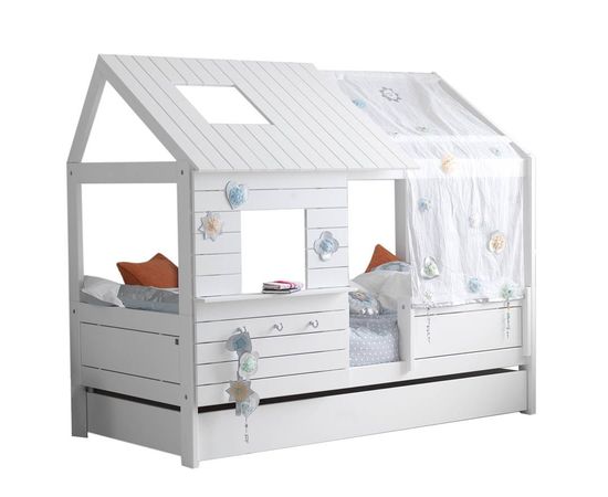 Детская кровать домик из массива сосны №81 Утро, КОД:VTS3159, images №2, magsale.ru