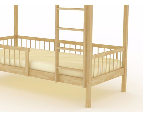 Двухъярусная кровать из массива сосны Винни, КОД:VTS3108, images №2, magsale.ru