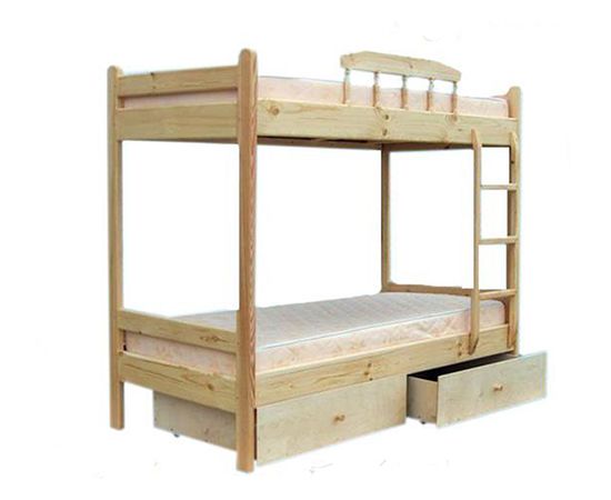 Двухъярусная кровать из массива сосны Буратино, КОД:VMK325, images №1, magsale.ru Двухъярусная кровать из массива сосны Буратино, КОД:VMK325, images №1, magsale.ru