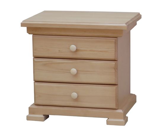 Прикроватная тумба из массива Влад №2-1, КОД:VMK110, images №1, magsale.ru