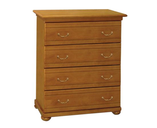 Комод из массива дерева Влад №2 4 ящика, КОД:VMK114, images №1, magsale.ru