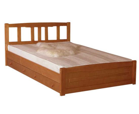 Кровать из массива дерева Актиния с ящиками, КОД:VMK138, images №1, magsale.ru
