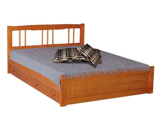 Кровать из массива Амадина с ящиками, КОД:VMK142, images №1, magsale.ru