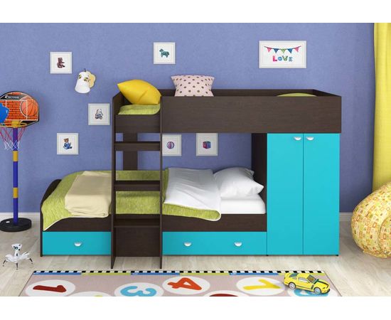 Двухъярусная кровать Golden Kids-2, КОД:4S-GК02, images №3, magsale.ru