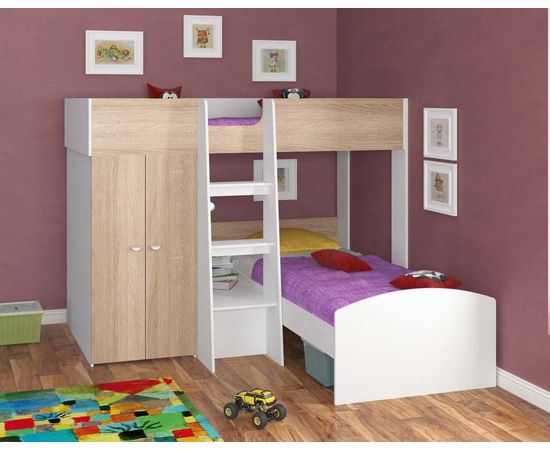 Двухъярусная кровать Golden Kids 4, КОД:4S-GК04, images №11, magsale.ru