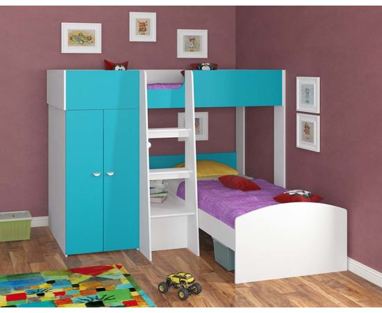 Двухъярусная кровать Golden Kids 4, КОД:4S-GК04, images №10, magsale.ru