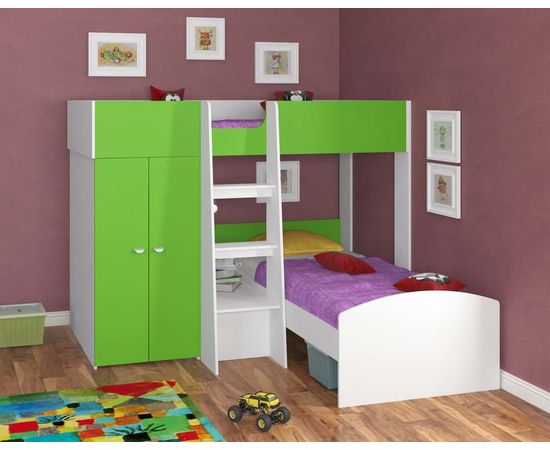 Двухъярусная кровать Golden Kids 4, КОД:4S-GК04, images №12, magsale.ru