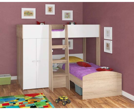 Двухъярусная кровать Golden Kids 4, КОД:4S-GК04, images №18, magsale.ru