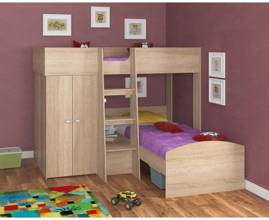 Двухъярусная кровать Golden Kids 4, КОД:4S-GК04, images №19, magsale.ru