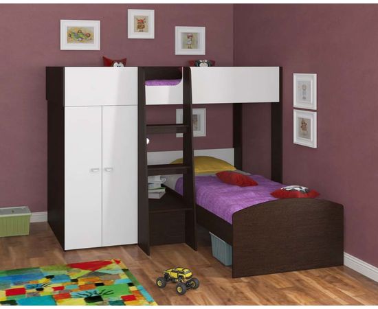 Двухъярусная кровать Golden Kids 4, КОД:4S-GК04, images №1, magsale.ru