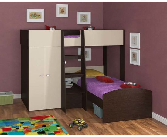 Двухъярусная кровать Golden Kids 4, КОД:4S-GК04, images №2, magsale.ru