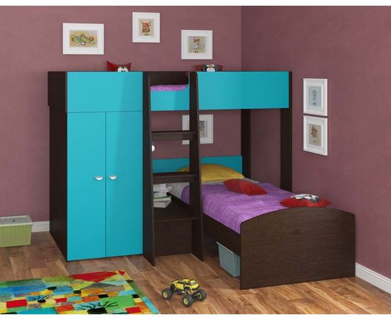 Двухъярусная кровать Golden Kids 4, КОД:4S-GК04, images №4, magsale.ru