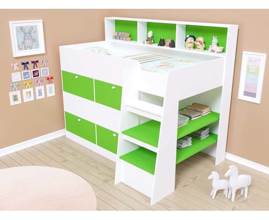 Кровать-чердак Golden Kids 9, КОД:4S-GК09, images №6, magsale.ru