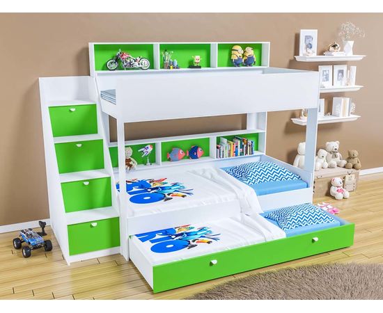 Двухъярусная кровать Golden Kids-10.1, КОД:4S-GК101, images №6, magsale.ru