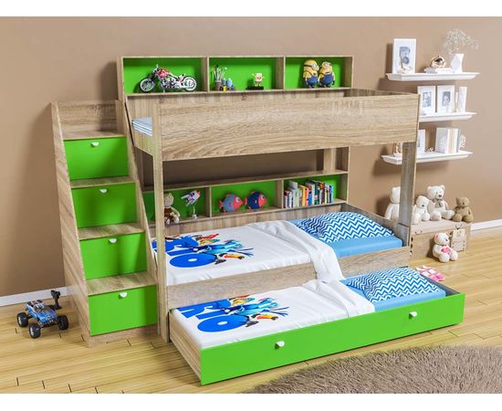 Двухъярусная кровать Golden Kids-10.1, КОД:4S-GК101, images №20, magsale.ru