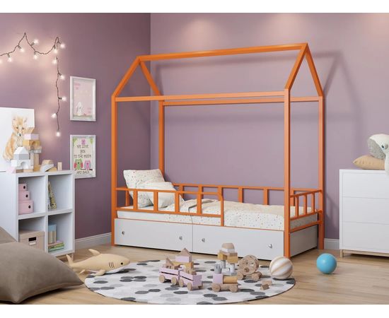 Кровать-домик Риччи с ящиками, КОД:4s-richi/y, images №8, magsale.ru