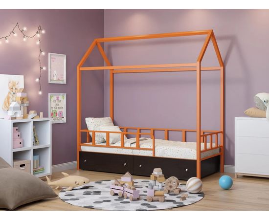 Кровать-домик Риччи с ящиками, КОД:4s-richi/y, images №12, magsale.ru