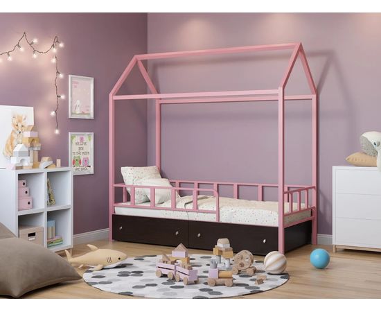 Кровать-домик Риччи с ящиками, КОД:4s-richi/y, images №13, magsale.ru