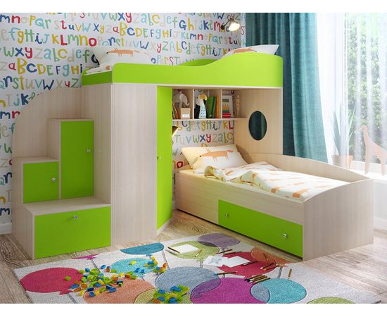 Двухъярусная кровать Кадет-2, КОД:ЯКД22, images №3, magsale.ru